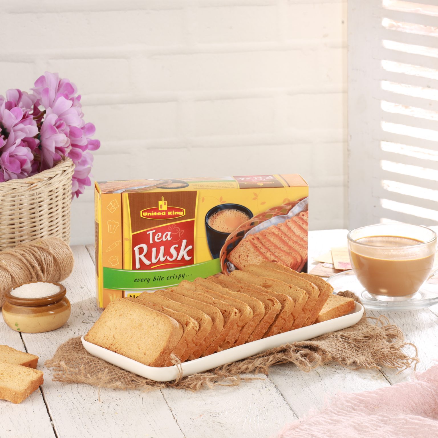 UNITED – TEA RUSK (BOX) 220G – Africa Spice Mart